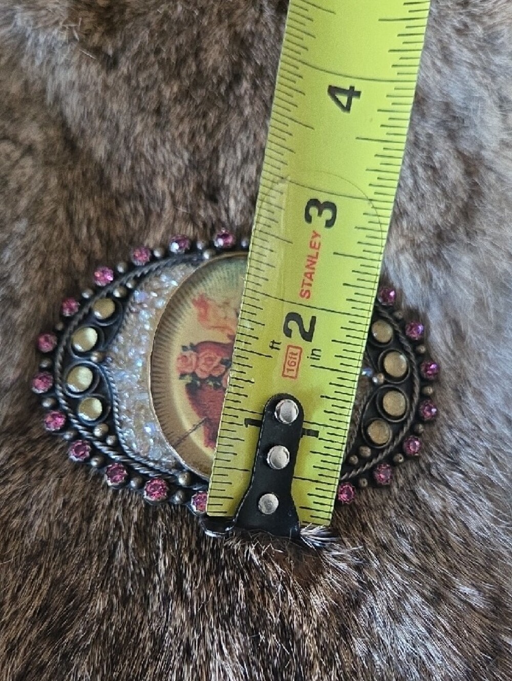 Sacred Heart Virgin Saints & Angels Belt Buckle - Picture 7 of 8